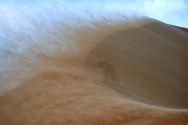 Sandstorm in the Altyn Emel desert.