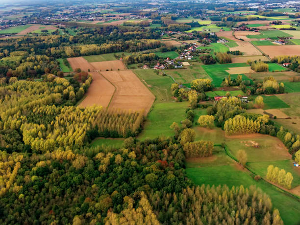 istock Aerial view contryside landscape 1083963558