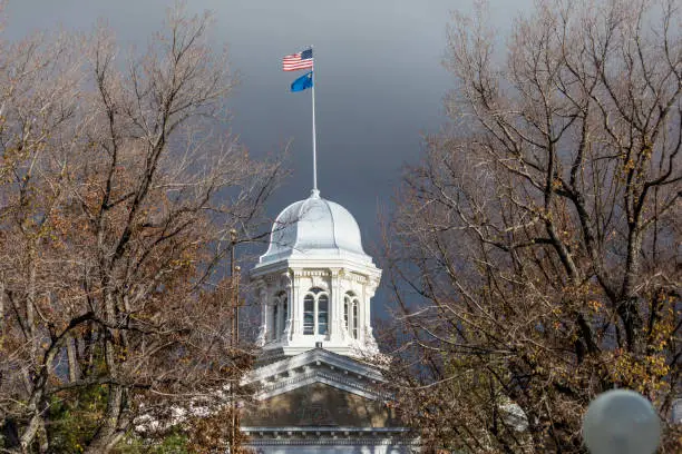 High quality stock photo of the Nevada State Capitol Building in Carson City, Nevada