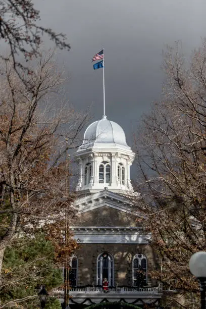 High quality stock photo of the Nevada State Capitol Building in Carson City, Nevada