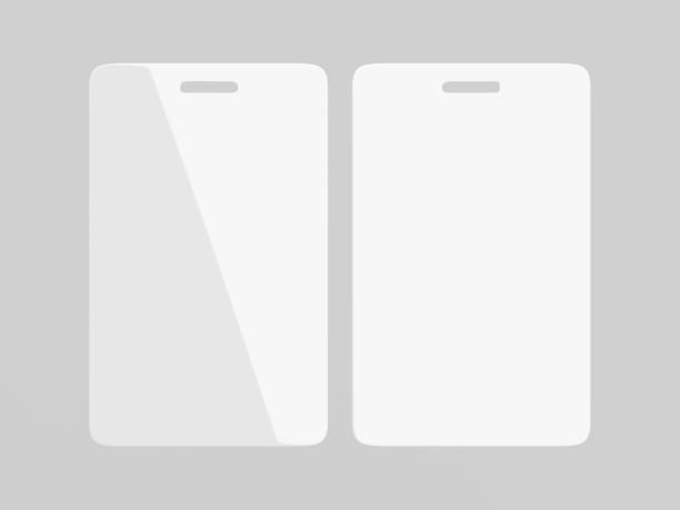 istock Blank Bag Tag, Event Passe and Name Badge for mock up design. 3d render illustration. 1083978786