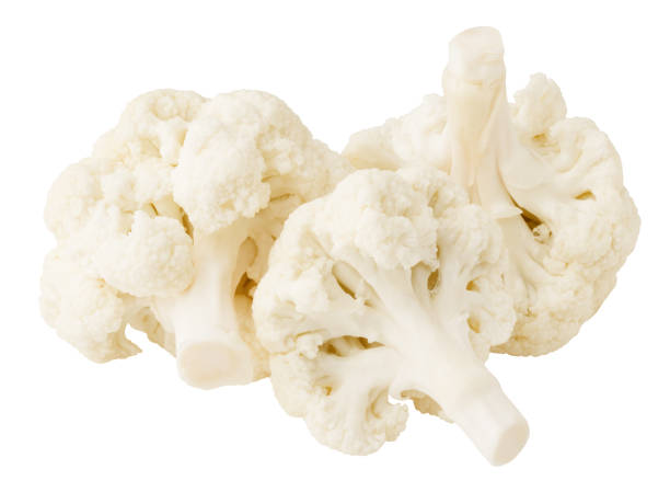 istock cauliflower isolated on white background, clipping path, full depth of field 1083979326