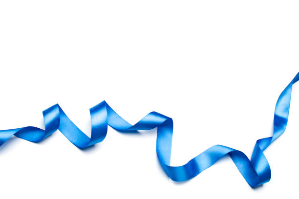 istock blue satin ribbon isolated on white background 1083991752