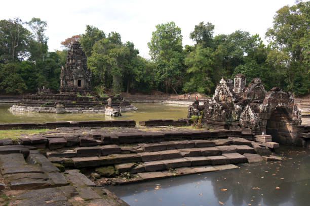 neak pean - siem reap province foto e immagini stock