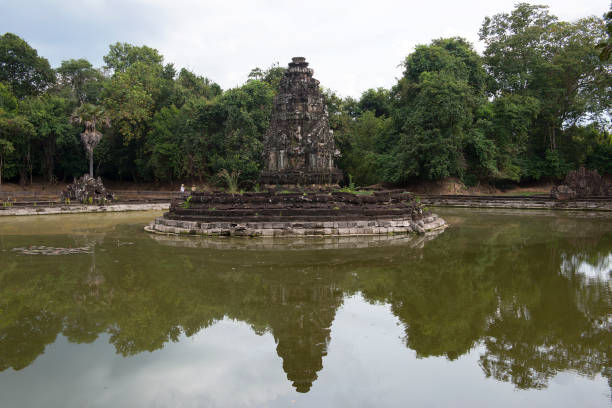 neak pean - siem reap province foto e immagini stock