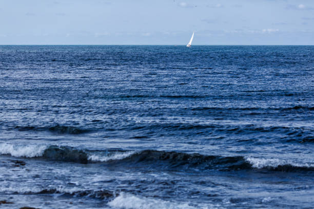 istock Black sea in windy october day 1084005484