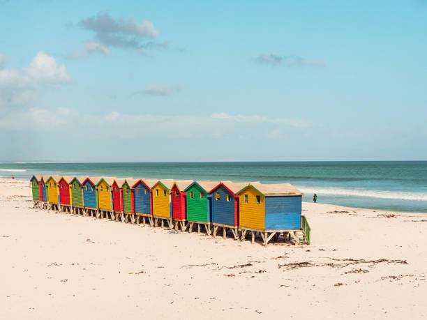 istock Colored Beach Huts, Cape Town, South Africa 1084012640