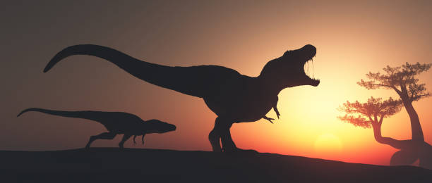 istock Tyrannosaurus Rex in the jungle. This is a 3d render illustration 1084018764