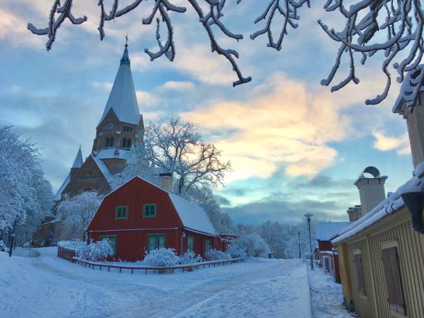 istock winter  morning in Stockholm 1084029432