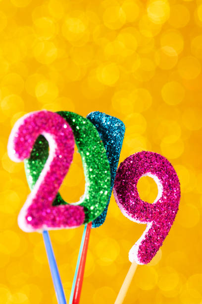 istock number 2019, as the new year 1084045626