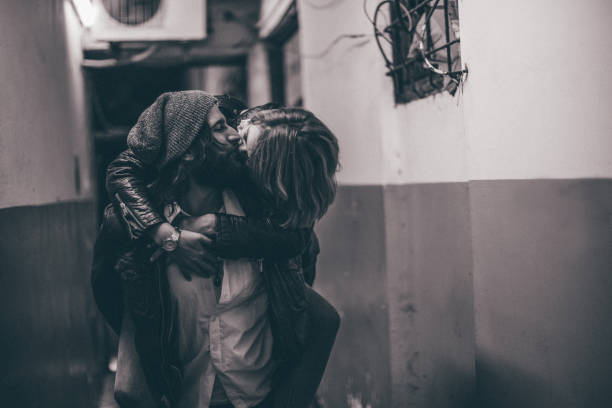 istock Young couple kissing 1084048762