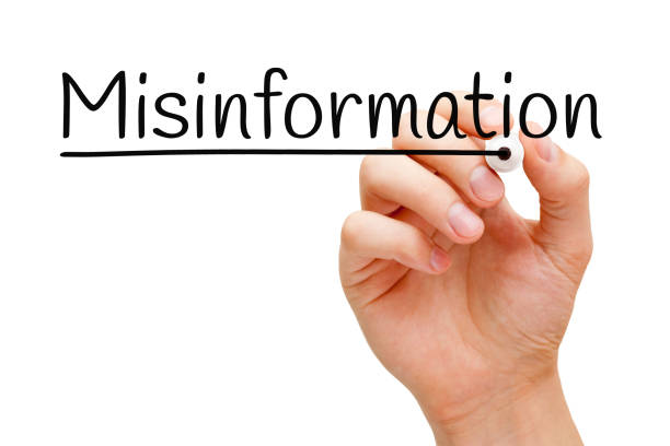 Misinformation Handwritten With Black Marker