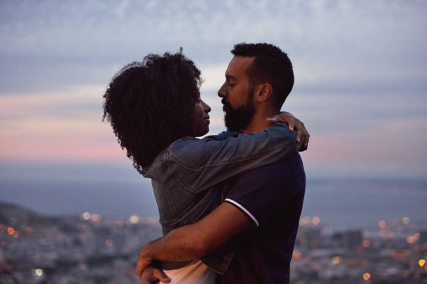 istock profile of lovers at sunset 1084072406