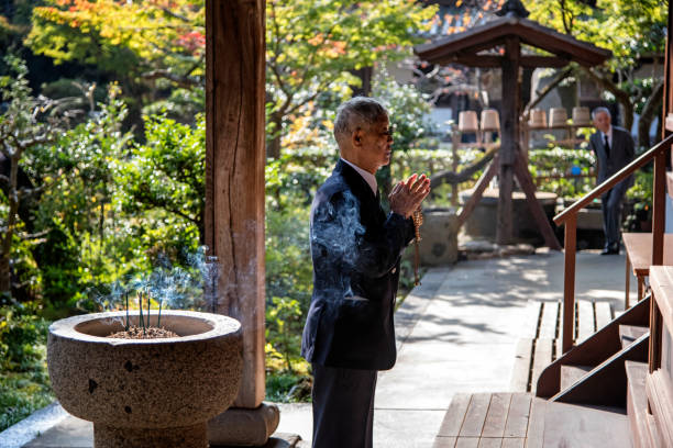 日本の禅仏教 - kyoto accord 写真 ストックフォトと画像