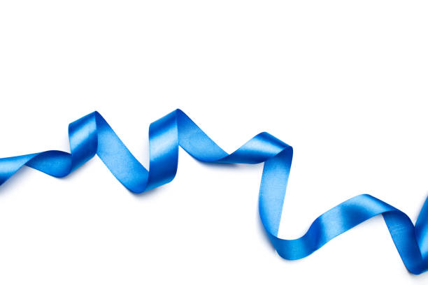 istock blue satin ribbon isolated on white background 1084098860