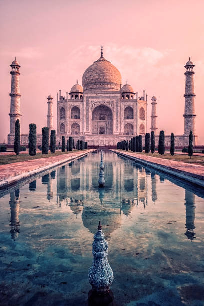 istock Taj Mahal mausoleum in Agra 1084098876