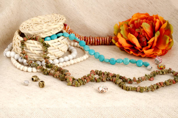 istock Basket of semi-precious stones 1084098930
