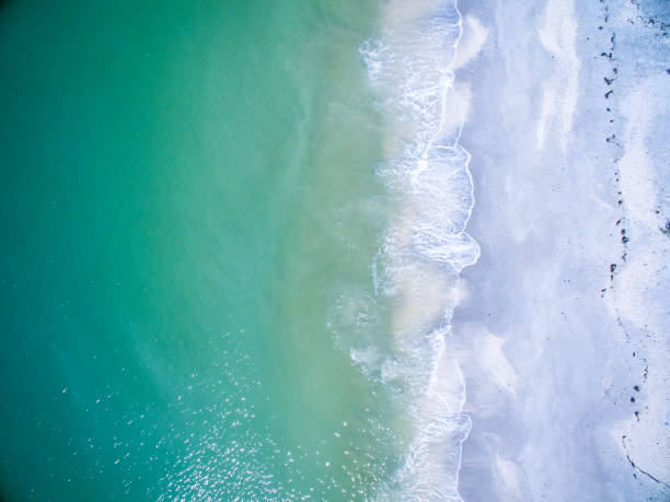 istock Aerial View of Waves and Surf 1084102906