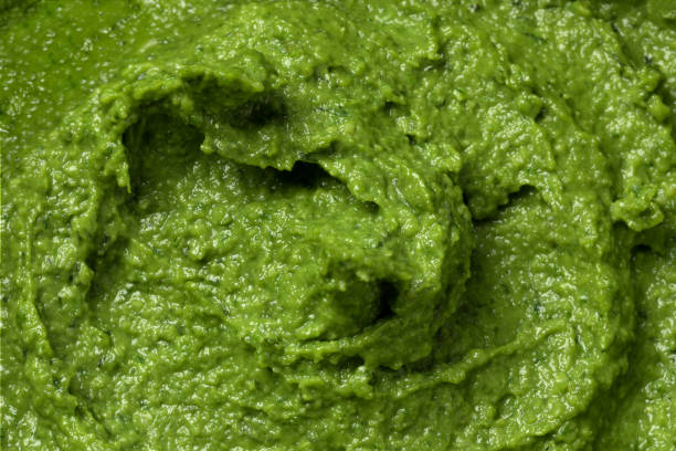 istock Fresh homemade Italian pesto 1084106076
