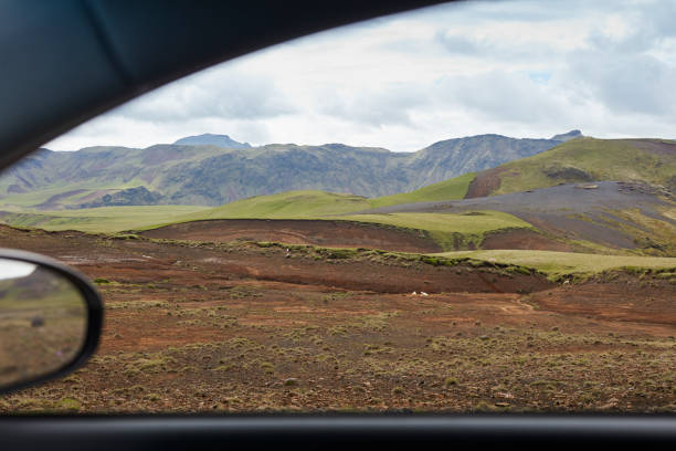 Mountainous landscape. Iceland road trip