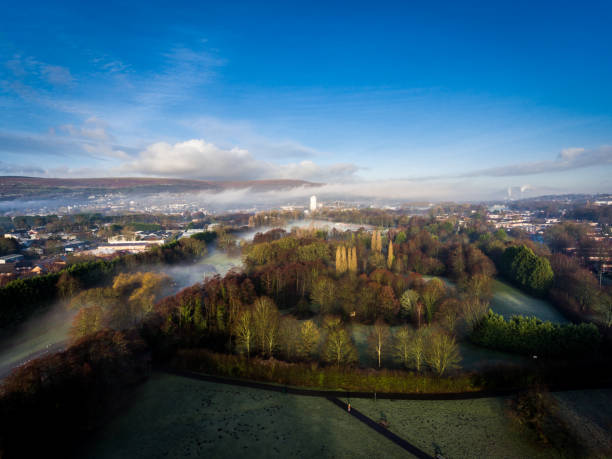 istock Early morning fog and mist 1084123960