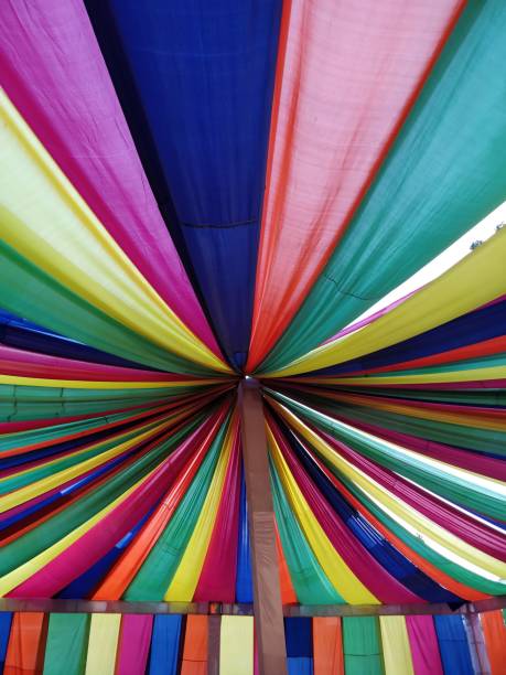istock Selection of colorful fabrics 1084150610