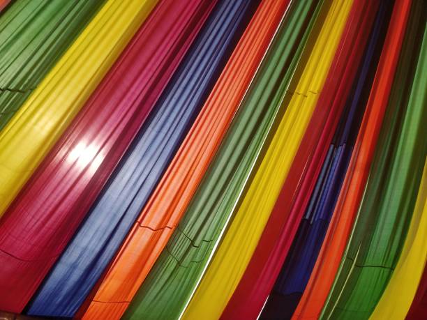 istock Selection of colorful fabrics 1084151192