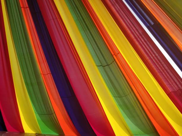 istock Selection of colorful fabrics 1084151398
