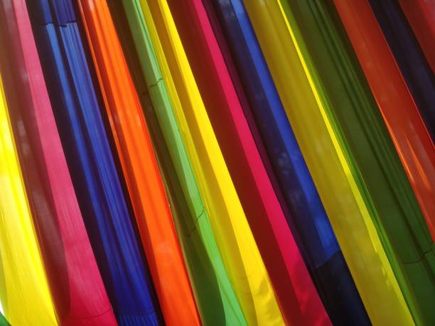 istock Selection of colorful fabrics 1084152628