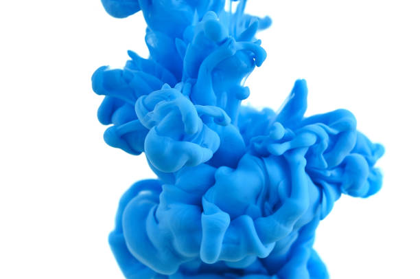 istock Ink in water. Splash paint mixing. Multicolored liquid dye. Abstract  sculpture background color 1084157066