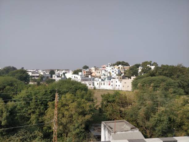 istock Townscape or village against sky 1084158718