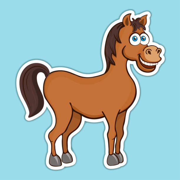 Horse Caricature Drawing Illustrations, Royalty-Free Vector Graphics & Clip  Art - iStock
