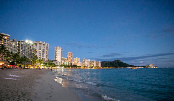 istock Waikiki beach in early evening 1084158888