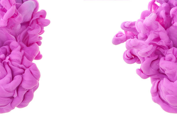 istock Ink in water. Splash paint mixing. Multicolored liquid dye. Abstract  sculpture background color 1084159498