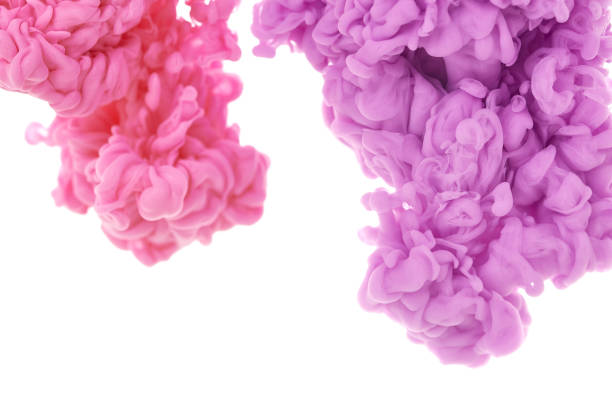 istock Ink in water. Splash paint mixing. Multicolored liquid dye. Abstract background color 1084161990
