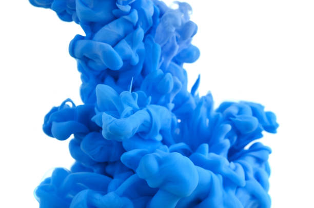 istock Ink in water. Splash paint mixing. Multicolored liquid dye. Abstract  sculpture background color 1084162138