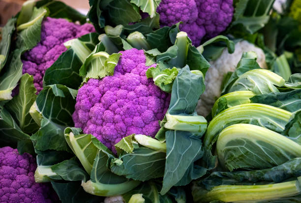 istock Non-GMO cauliflower on the Munich market 1084172496