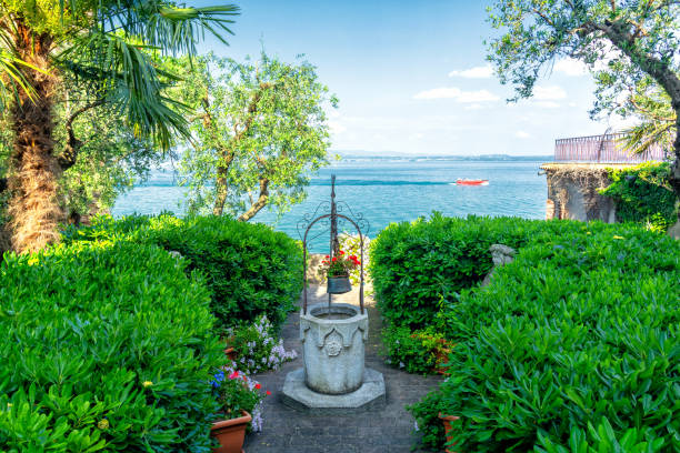 istock view on Lake Garda in Sirmione, Italy 1084179434