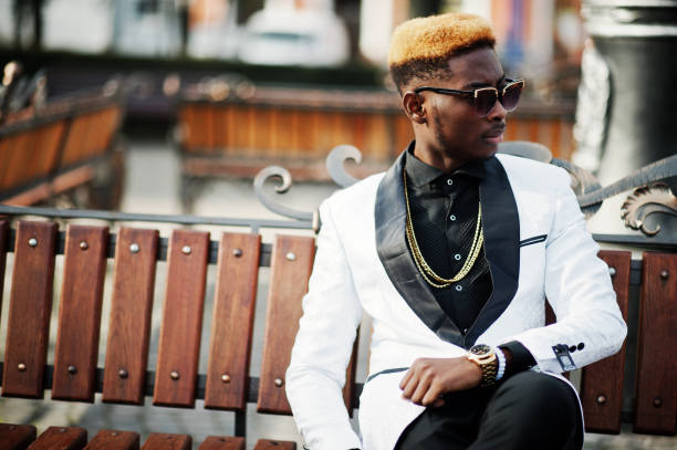 istock Chic handsome african american man 1084190442