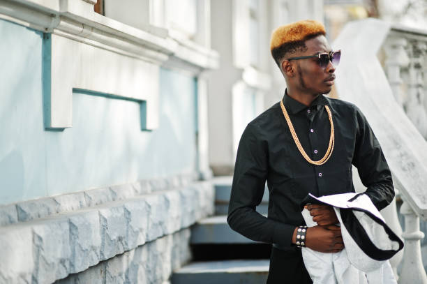 istock Chic handsome african american man 1084191376