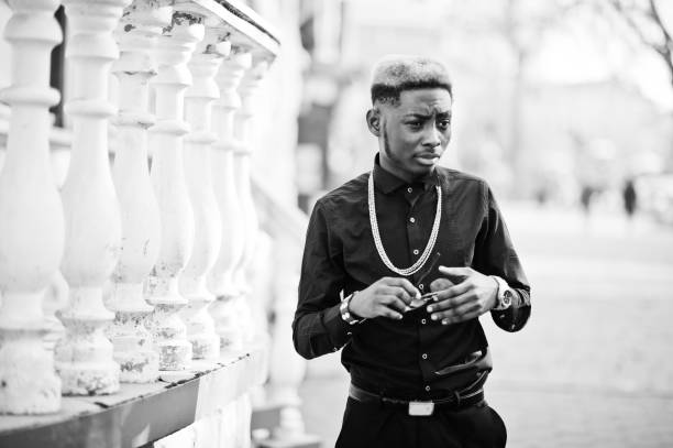 istock Chic handsome african american man 1084191386