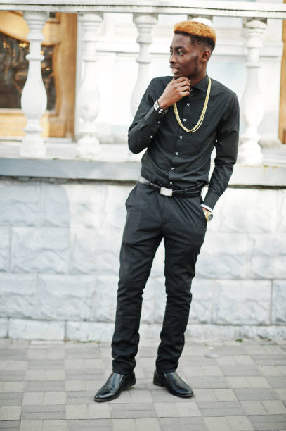 istock Chic handsome african american man 1084191438
