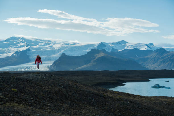 Girl exploring natures beauty