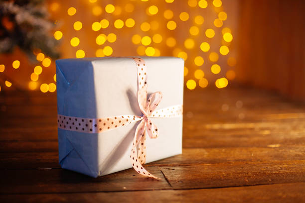 istock Christmas presents with decorative xmas  ribbons 1084195910