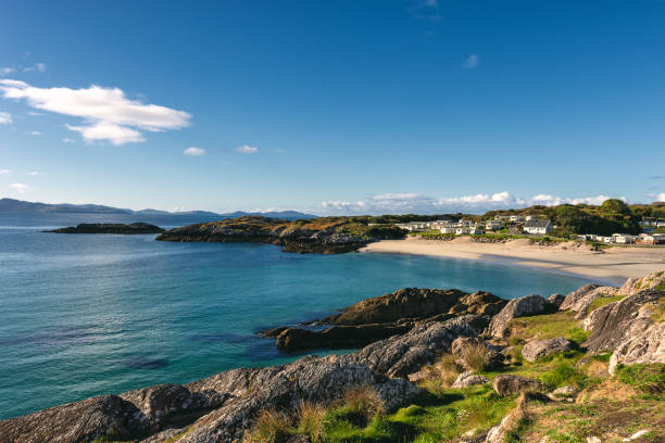 guida al ring of kerry in irlanda - anello di kerry foto e immagini stock