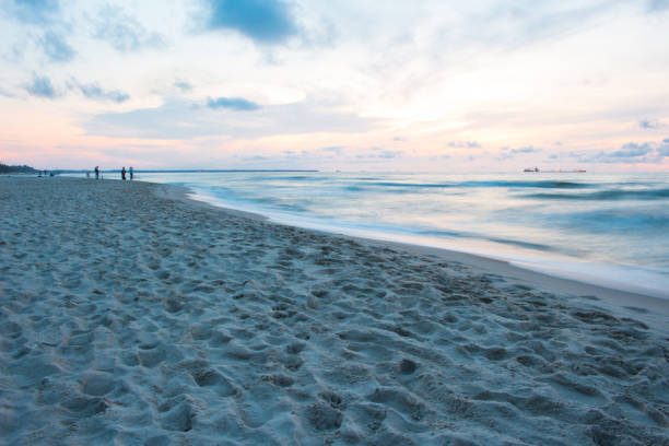 istock Beautiful sunset over the sea on a long exposure 1084224900