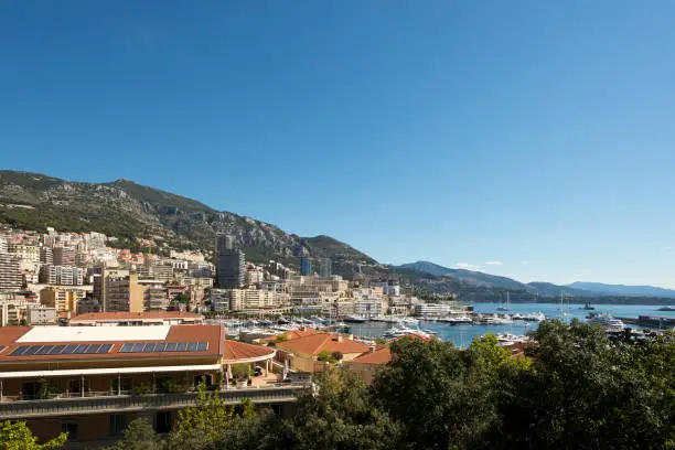 Photo of Monaco overview and Port Hercules