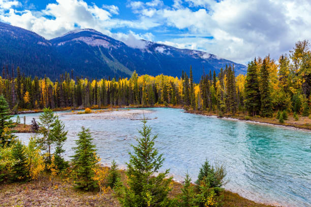 istock Large lake among the mountain 1084260576