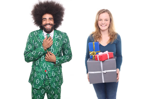 istock Christmas man and woman 1084264894
