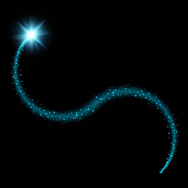 istock Creative concept Vector set of glow light effect stars bursts with sparkles isolated on black background. For illustration template art design, banner for Christmas celebrate, magic flash energy ray 1084274884